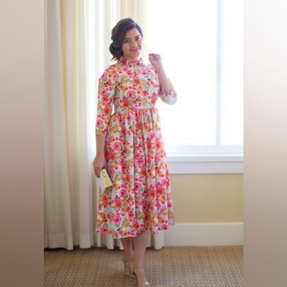 Dainty Jewells Vibrant Floral Maxi Dress